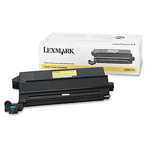 Original Lexmark 12N0771 High-Yield Laser Toner Cartridge  Black