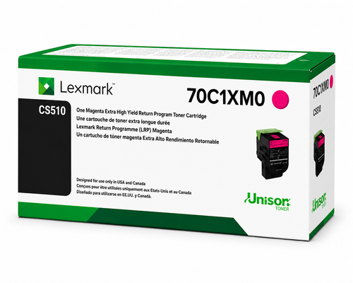 Original Lexmark 70C1XM0 Magenta Extra High-Yield Laser Toner Cartridge
