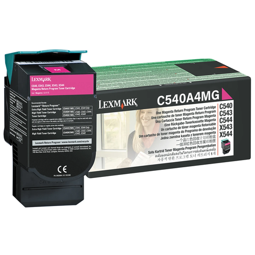 C540A4MG | Original Lexmark Toner Cartridge – Magenta