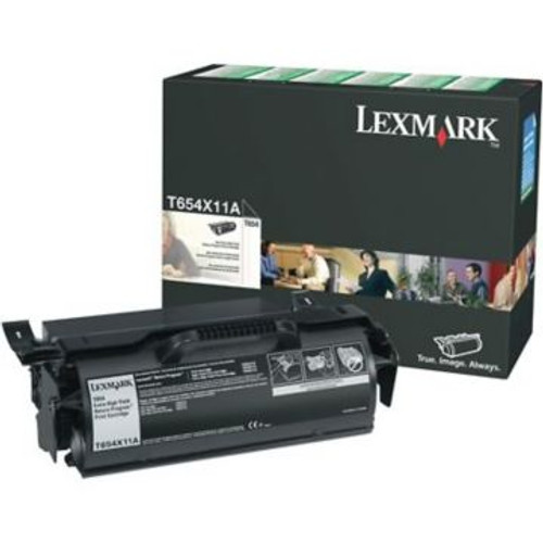 Original Lexmark T654X11A Return Program Extra High-Yield Toner Cartridge  Black