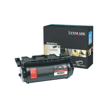 Original Lexmark Black Toner Cartridge  X644H21A, High Yield