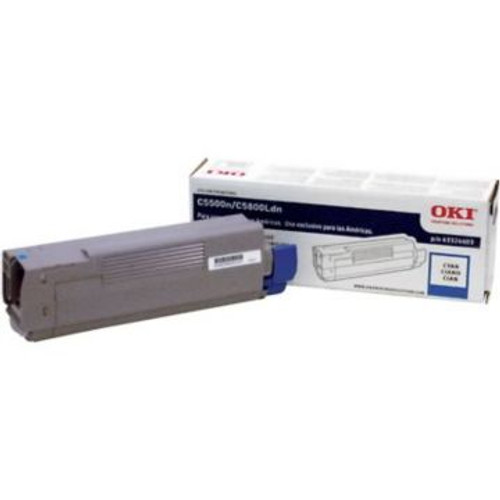 Original OKI 43324403 High Capacity Laser Toner Cartridge  Cyan