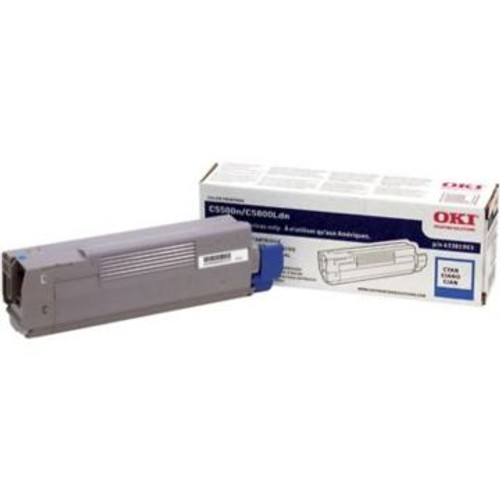 Original OKI 43381903 Laser Toner Cartridge  Cyan