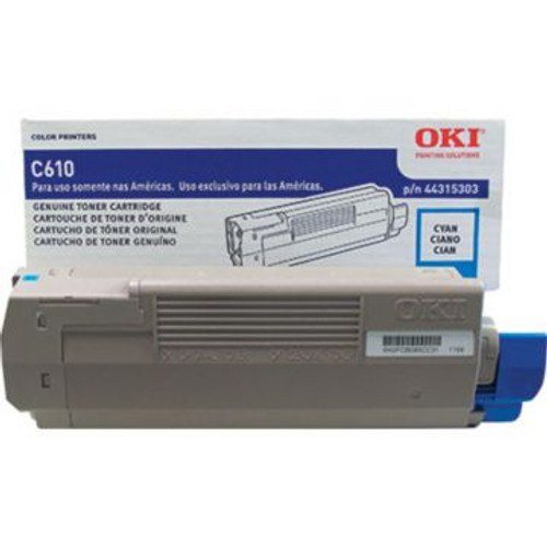 Original OKI 44315303 Laser Toner Cartridge  Cyan