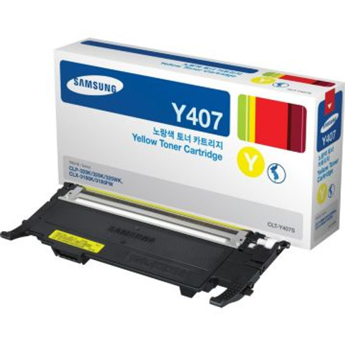 Original Samsung CLTY407S Toner Cartridge  Yellow