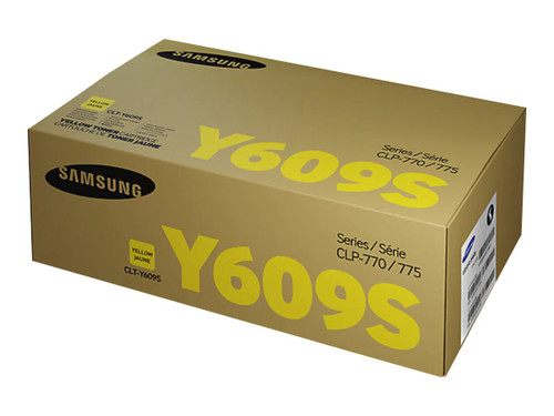 Original Samsung CLT-Y609S Yellow Laser Toner Cartridge (SU563A)
