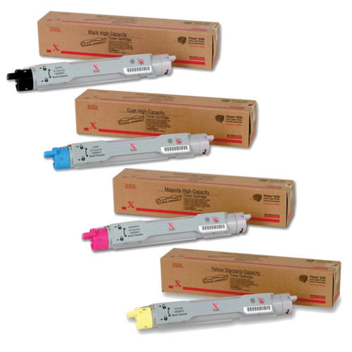 Phaser 6250HY | 106R00672 106R00673 106R00674 106R00675 | Original Xerox High-Yield Toner Cartridge Set – Black, Color