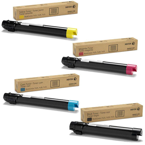 WorkCentre 7425 | 006R01395 006R01396 006R01397 006R01398 | Original Xerox Toner Cartridge Set – Black, Color