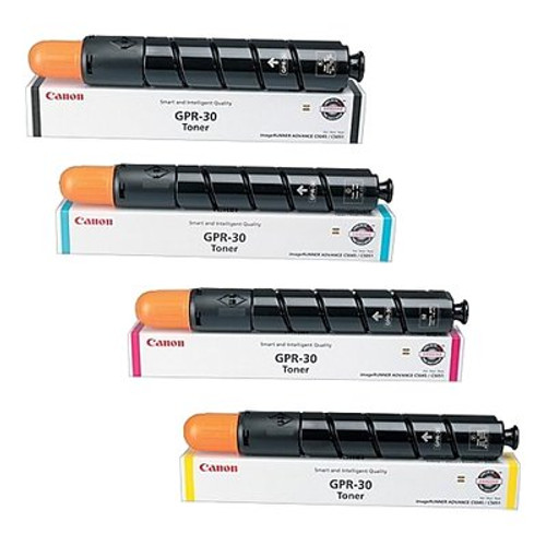 Canon GPR-30 CYMK Set | 2789B003AA 2793B003AA 2797B003AA 2801B003AA | Original Canon Toner Cartridge Set - Black, Cyan, Magenta, Yellow