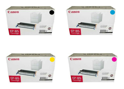 Canon EP-85 CYMK Set | 6822A004AA 6823A004AA 6824A004AA 6825A004AA | Original Canon Toner Cartridge Set – Black, Cyan, Magenta, Yellow