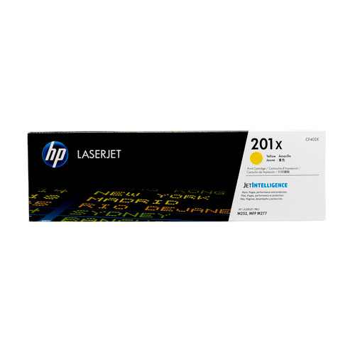 CF402X | HP 201X | Original HP High-Yield LaserJet Toner Cartridge - Yellow