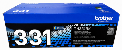 Original Brother TN-331BK Black Laser Toner Cartridge (TN331BK)