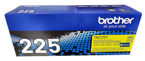 Original Brother TN-225Y Yellow High-Yield Laser Toner Cartridge (TN225Y)