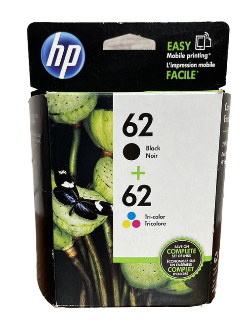 Original HP 62 SET Black, Cyan, Magenta, Yellow Ink Cartridge (N9H64FN) - CMYK Combo Pack Original HP 62 SET Black, Cyan, Magenta, Yellow Ink Cartridge (N9H64FN) - CMYK Combo Pack