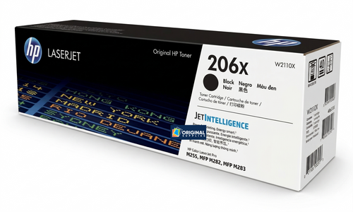 Original HP 206X Black High-Yield LaserJet Toner Cartridge (W2110X)
