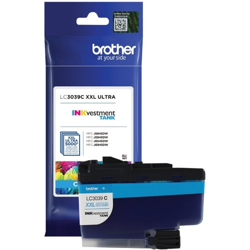 LC-3039 | Original Brother Ultra High-Yield Ink Cartridge – Cyan