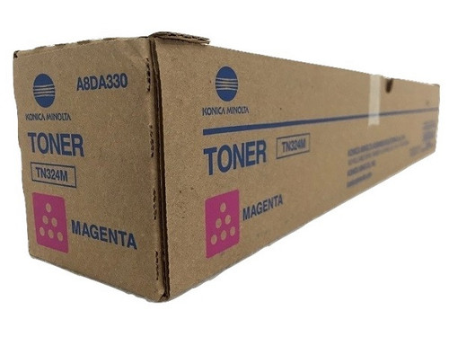 A8DA330 | TN324M | Original Konica Minolta Toner Cartridge - Magenta