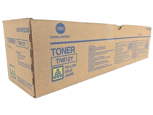 A0VW235 | TN612Y | Original Konica Minolta Toner Cartridge - Yellow
