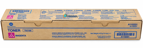 Original Konica Minolta TN216M Magenta Toner Cartridge (A11G331)