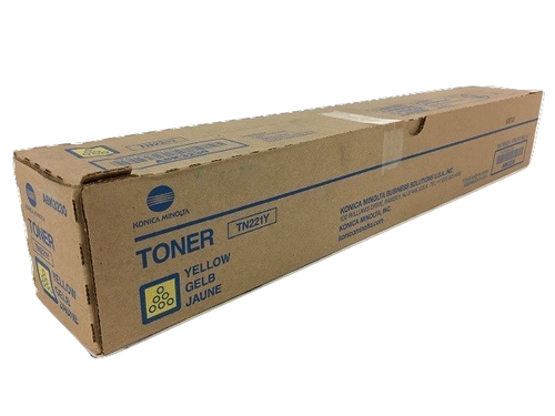 A8K3230 | TN221Y | Original Konica Minolta Toner Cartridge - Yellow