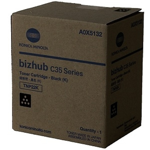 A0X5132 | TNP22K | Original Konica Minolta Toner Cartridge - Black