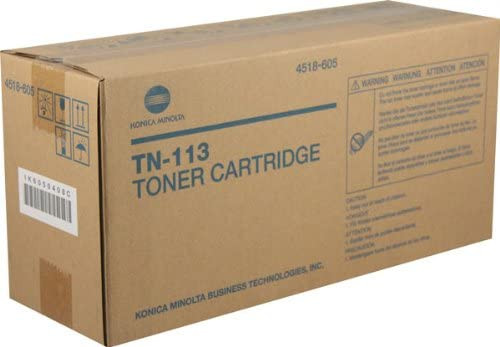 4518-605 | TN113 | Original Konica Minolta Toner Cartridge - Black