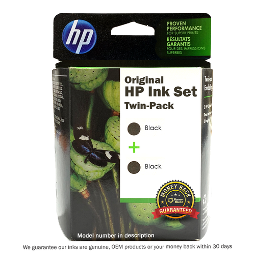 C9322FN | HP 27 | Original HP Dual Pack Ink Cartridges – Black