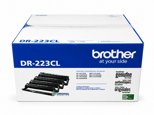 Original Brother DR-223CL Black, Cyan, Magenta, Yellow, CMYK Drum Unit (DR223CL)