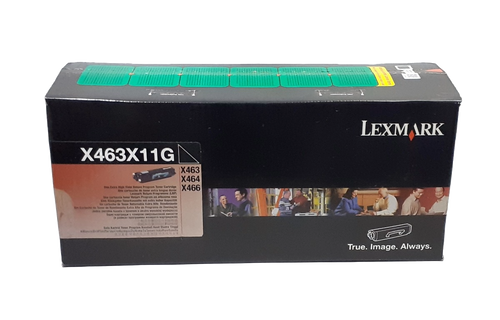 Original Lexmark X463X11G Black Laser Toner Cartridge Original Lexmark X463X11G Black Laser Toner Cartridge