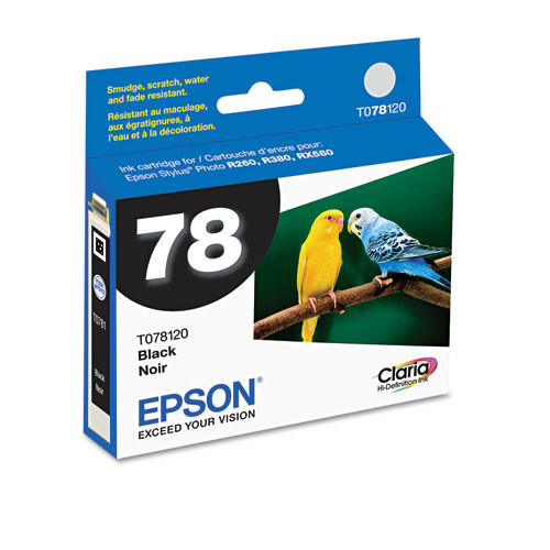 T078120-S | Epson® 78 | Original Epson® Claria® Ink Cartridge - Black T078120-S | Epson® 78 | Original Epson® Claria® Ink Cartridge - Black