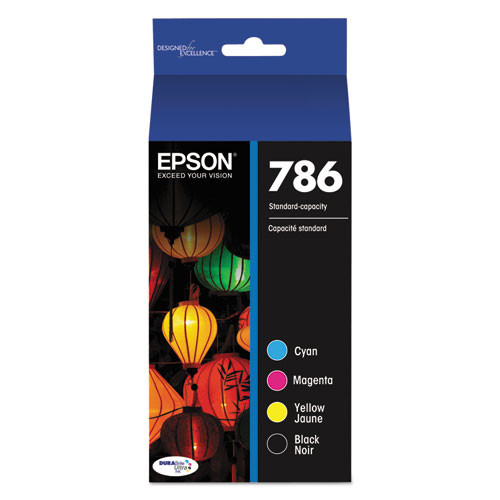 T786120-BCS | Epson® 786 | Original Epson® DURABrite Ultra® Ink Cartridge - Black, Cyan, Magenta, Yellow