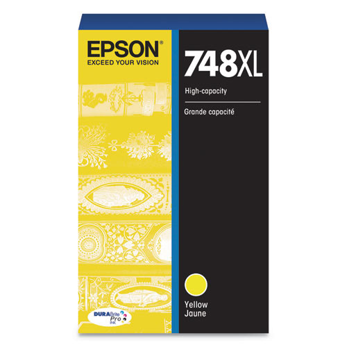 T748XL420 | Epson® 748XL | Original Epson® DURABrite Pro® High-Yield Ink Cartridge - Yellow