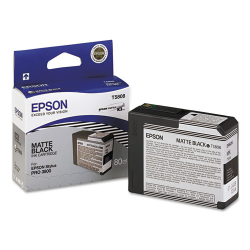 T580800 | Original Epson® UltraChrome® K3 Ink Cartridge - Matte Black