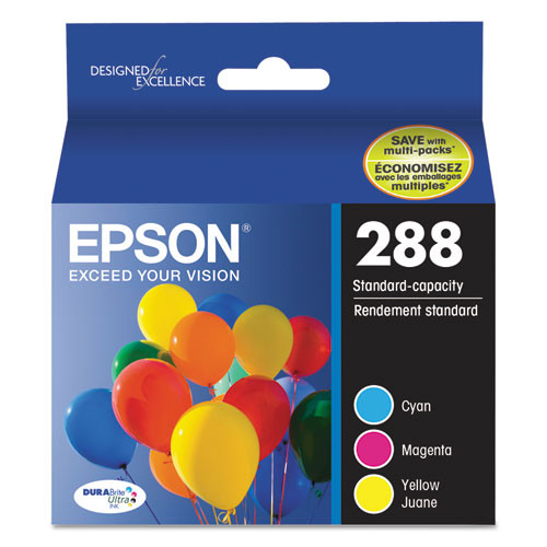 T288520-S | Epson® 288 | Original Epson® DURABrite Ultra® Ink Cartridge - Cyan, Magenta, Yellow