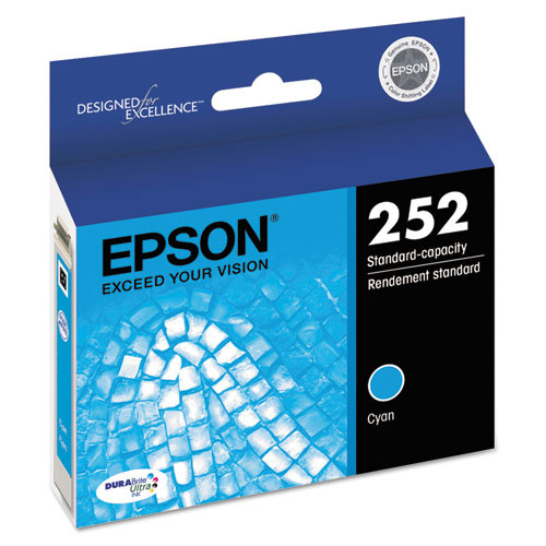 T252220-S | Epson® 252 | Original Epson® DURABrite Ultra® Ink Cartridge - Cyan
