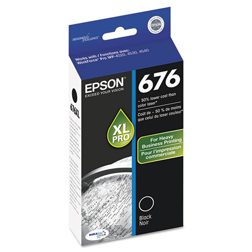 T676XL120-S | Epson® 676XL | Original Epson® High-Yield Ink Cartridge - Black