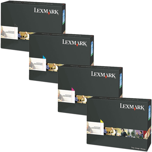 Lexmark C5226 Set | C5226CS C5226KS C5226MS C5226YS | Original Lexmark Toner Cartridges – Black, Cyan, Magenta, Yellow