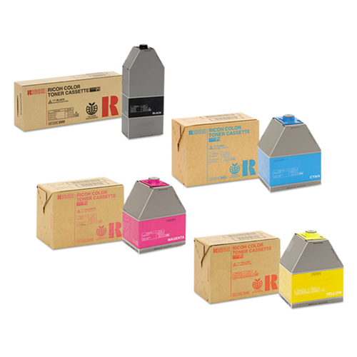 Ricoh Type P1 Set | 884900 884901 884902 884903 | Original Ricoh Laser Toner Cartridges – Black, Cyan, Magenta, Yellow