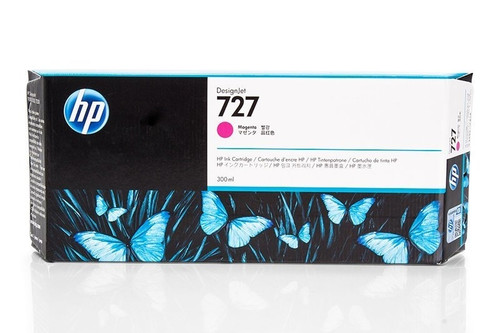Original HP 727 Magenta Ink Cartridge (F9J77A)