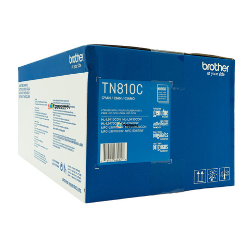 TN-810C | Original Brother Standard Yield Toner Cartridge - Cyan