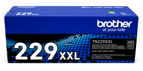 Original Brother TN229XXLBK Black Super High-Yield Toner Cartridge (TN229XXLBK)