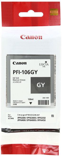 6630B001AA | Canon PFI-106 | Original Canon Ink Cartridge - Grey