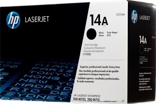 Original HP 14A Black LaserJet Toner Cartridge (CF214A)