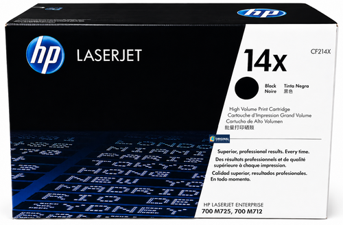 Original HP 14X Black High-Yield LaserJet Toner Cartridge (CF214X)