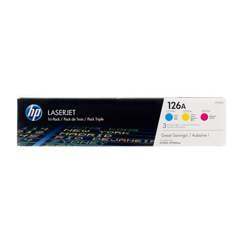 CF341A | HP 126A | Original HP Toner Cartridge – Tri-Color