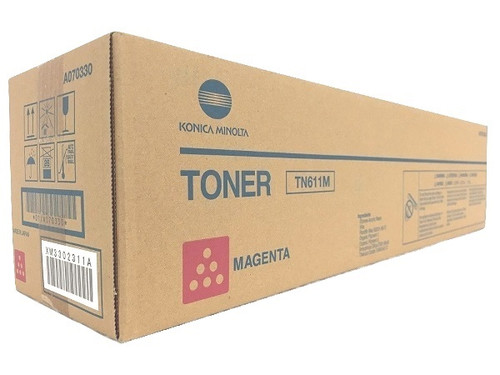 A070330 | TN411M | Original Konica Minolta Toner Cartridge - Magenta