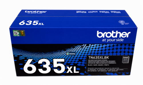 Original Brother TN-635XLBK Black High-Yield Toner Cartridge