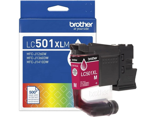 LC501XLMS | Original Brother High-Yield Ink Cartridge - Magenta