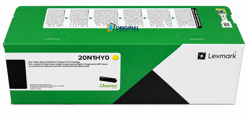 Original Lexmark CS331/CX331 Yellow High-Yield Toner Cartridge (20N1HY0)