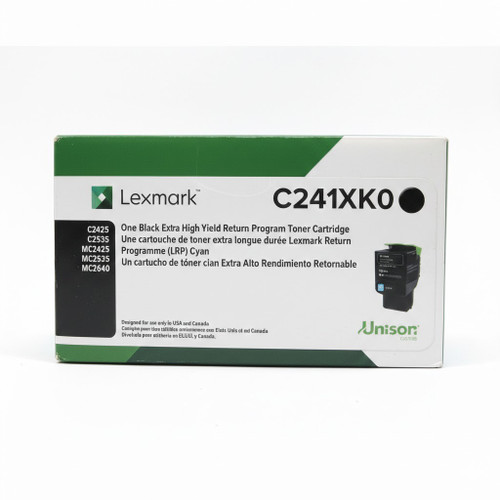 Original Lexmark C2425/MC2640 Black Extra High-Yield Toner Cartridge (C241XK0)